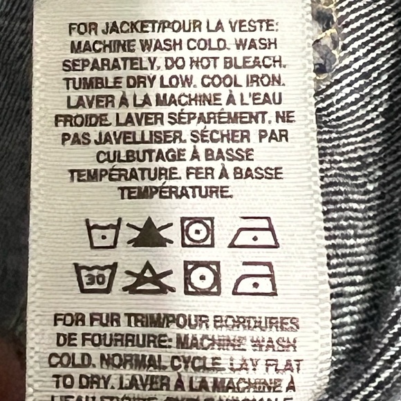 Lucky Brand Tiffany Snap Button Jacket Classic Dark Wash Denim Trucker Jacket - Picture 8 of 9